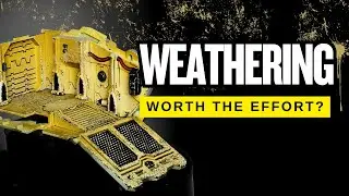 SIMPLE Weathering Technique for WARHAMMER miniatures - Painting Tutorial
