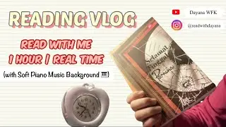 📚 Read with Me | 1 Hour | Real Time// Piano Music Background