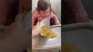 Make Edible Play Sand with Cheerios for Toddler Fun #playsand #toddleractivities
