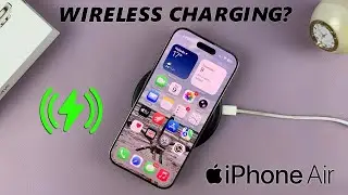 Есть ли у iPhone Air беспроводная зарядка?