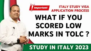 Scored Low in TOLC!! Tips to improve the Score | ITALY University Entry test  | Study in Italy 2023