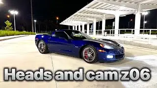 Big upgrades to my CORVETTE C6 Z06 Heads & Cams full Review!!!