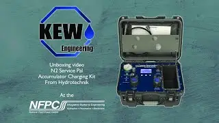 KEW Engineering unbox the Hydrotechnik N2 Service Pal digital Nitrogen testing and charging kit
