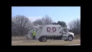 D&D Refuse Garbage Collection New Way Rear Loader