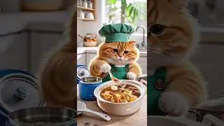The Adventurous Life of an Orange Tabby Cat 🐾🐱#happy_kids_bd #aicatvideo #cat
