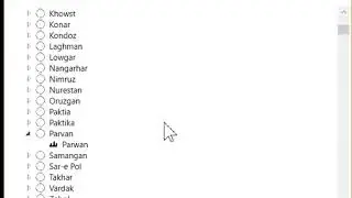 FilterTreeview