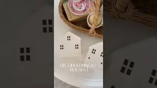 DIY gingerbread houses 🏠❄️🌲 #christmasdecor #gingerbreadhouse