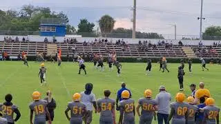 Good hit out of bounds by Jacob , #14 palatka panthers