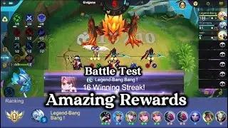 16 Winning Streak Battle Test For Activating Magic Chess Pass ! For Beginners #mobilelegends #mlbb