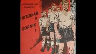 Rare Comic Strip Version Spurs 8 Gornik 1 Tottenham European Glory 1961