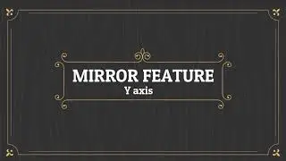 HOW TO USE MIRROR FEATURE IN NX UNIGRAPHICS (BASIC COMMANDS IN NX)