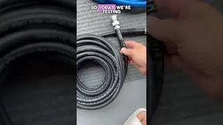 My OLD hose SUCKED! This NEW Hose Is SO light + tangle free ... and the Towel? It&rsquo;s a 💦 🧲!