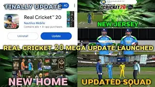 Real Cricket 20 New Update With latest Jearsy & Squad Etc! Rc 20 New Update! Full Details