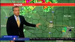 Strong Storms Develop North of the Twin Cities