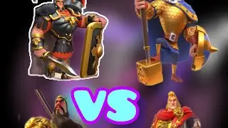 Scipio Africanus/ Martel  VS  Guan yu/ Alexandre MAX  #riseofkingdoms