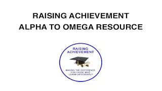 Alpha to Omega Teachers Handbook with Jenny Tebbutt
