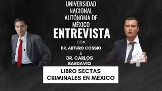 TV UNAM ENTREVISTA DR. #BARDAV&Iacute;O Libro Sectas criminales y coercitivas en Derecho penal mexicano