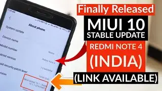 Finally Released MiUi 10 Stable Update In Redmi Note 4 / 5 (Global)