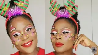 #vlogmas GET READY FOR A MERRY CHRISTMAS WITH THIS FESTIVE  MAKEUP  LOOK #festivemakeuplook