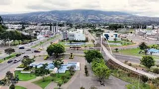 Parque Ciudad Blanca Desde el aire Ibarra Ecuador