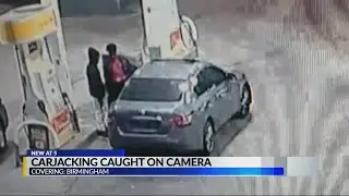 Teen carjacked at gunpoint at Birmingham gas station