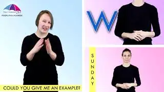 British Sign Language vocabulary: Clarification