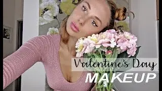 Valentine's Day Makeup Tutorial | Too Faced Just Peachy Mattes Palette