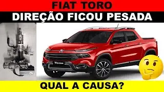Fiat Toro direção ficou pesada, qual a causa? Volante ficou pesado, coluna direção elétrica Toro