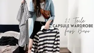 CAPSULE WARDROBE fürs OFFICE aus Teilen, die ich bereits besitze: 22 Teile & 10 Outfits