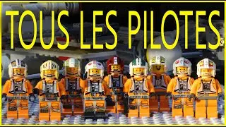 Les pilotes rebelles LEGO de la bataille de Yavin