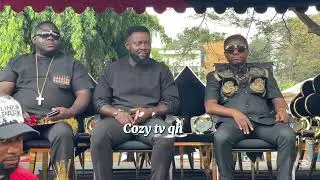 Arrival of Prophet Ebenezer Adarkwa Yiadom at his late sister’s one week observation 