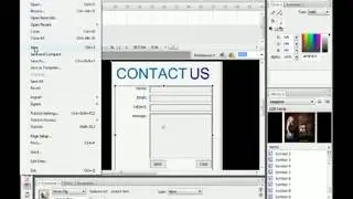Flash CS3 Tutorials - How to do a Contact Form including PHP - Tutorials For Beginners