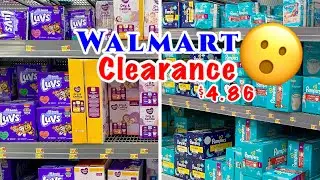 😱WALMART NEW CLEARANCE SALE FOR BABY DIAPERS AS LOW AS $4.86*WALMART CLEARANCE FINDS😮SHOP WITH ME