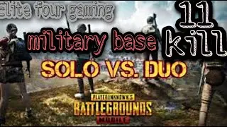 Solo vs duo gameplay 🔥❤️🔥 military base 🔥 Elite four gaming 💥❤️