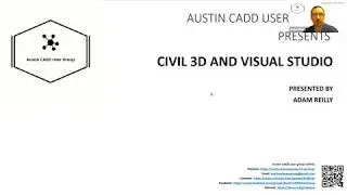 Setup Visual Studio for Civil 3D programming - April 24, 2020