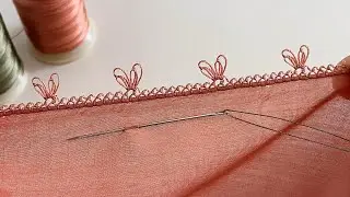 Taba rengine iğne oyası / iğne oyası modelleri 