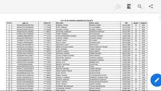 MTS(multi tasking staff) Apssb reverified list of candidates|MTS APSSB 2022