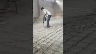 Floor Cleaning by hilti for IPS Flooring #construction #civil #skill #civilengineering