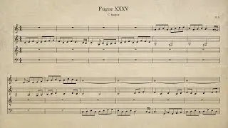 Fugue XXXV - Newly Composed Fugue in Baroque Style | Organ Music | Score