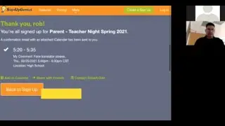 Schedule meetings SignUpGenius Conrad Parent Conference