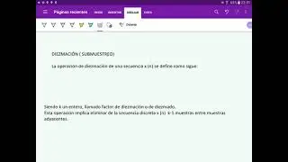 Diezmación e Interpolación
