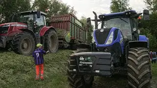 Zbiór traw 2023 z Ronaldem! Massey Ferguson 7719S & Strautmann Super-Vitesse 3102D0