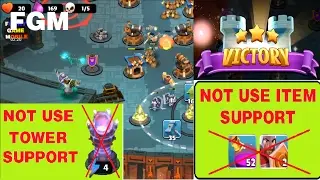 FGM - Castle Creeps TD: Chapter 5 - Lv19 To Lv20 ( Not Use Item And Tower Support )