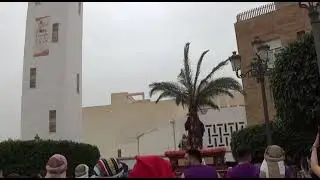 Domingo Ramos 2024, Borriquita Parador (Almeria) - Reina de Reyes (AM Cristo de las Aguas)