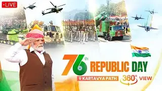 76th Republic Day Parade LIVE from Kartavya Path | 26 January 2025 | Full Parade Coverage | #LIVE