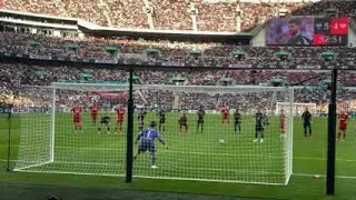 Zerkaa scores his goal at the sidemen charity match - fullclip from behind the goal