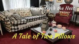 Empty Nest Refresh- The Tale of Two Pillows