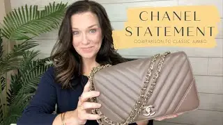 Chanel Statement Flap Bag Review and Comparison to Chanel Classic Flap