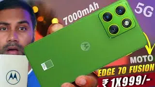 Moto Edge 70 Fusion 5G is Here With 7000mAh Battery 🔥