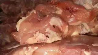 pakistan live chicken cutting chicken thighs